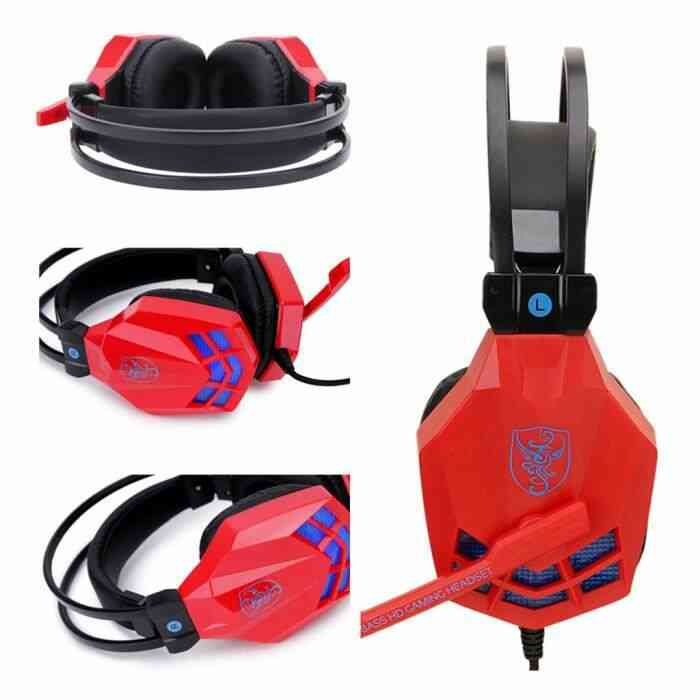 SOYTO 3,5 mm Gaming Headset casque avec micro pour PS4 - XBOX ONE - iPhone - iPad_Qq1302