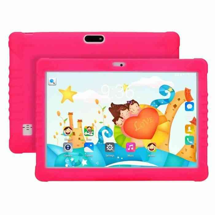 Tablet PC pour les enfants Android 6.0 16Go IPS 10.1inch Bluetooth WIFI Bundle Case SLL90329001RD