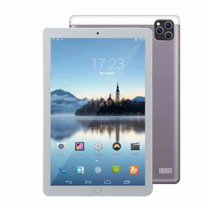 Tablette tactile P20 Double SIM 32 Go Android 9.1 10.1“ Violet Yuanliae10