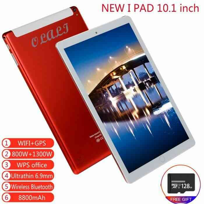 Tablette IPAD 10.1 pouces android 8.1 6G RAM 64 go ROM tablettes MTK Octa Core GPS double caméras WiFi