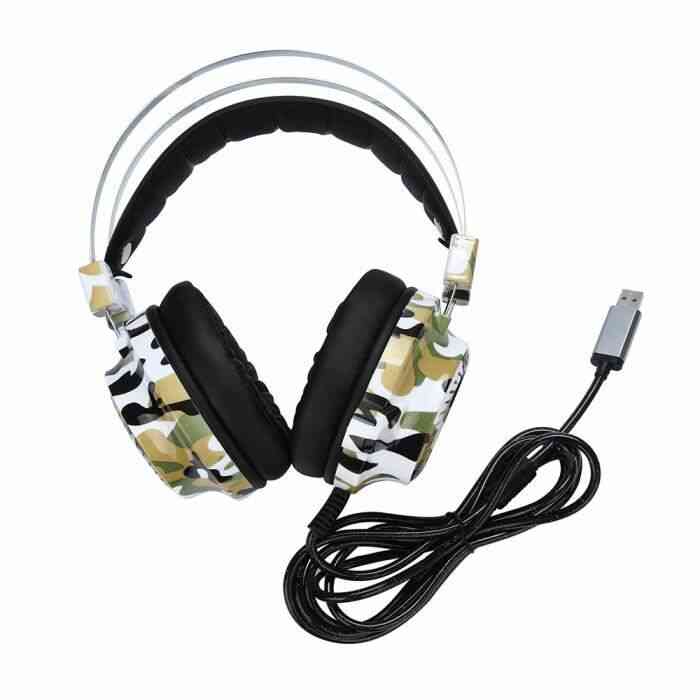 USB 7.1 filaire Gaming Headset avec micro stéréo écouteur pour PS4_dwud4903