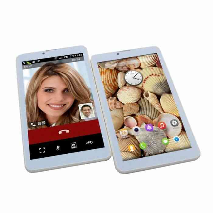 Vente! 7 pouces 3G Téléphone Appel U708 Tablet pc Quad core Débloqué Bluetooth WIFI 512 Mo + 4 Go Sim phablet