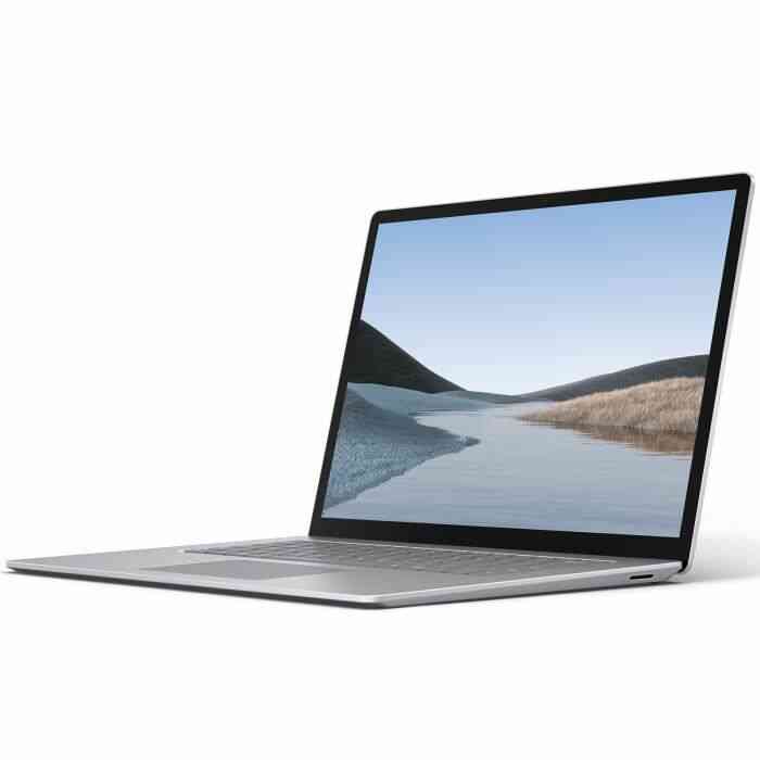 Microsoft Surface Laptop 3 - Core i7 1065G7 / 1.3 GHz - Win 10 Pro - 16 Go RAM - 512 Go SSD NVMe - 15 écran tactile 2496 x 1664 - Iris Plus Graphics - Bluetooth, Wi-Fi - platine - clavier : Français - commercial