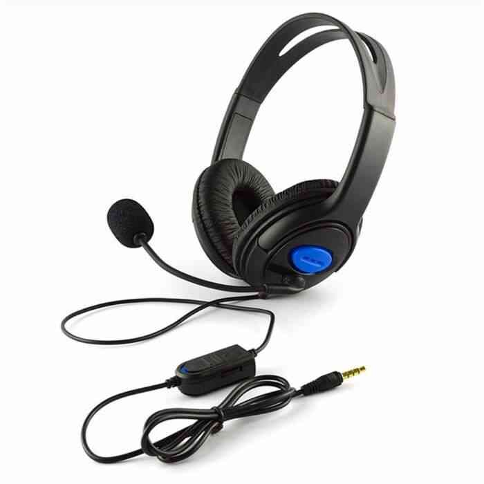 Écouteur filaire casque de jeu casque intégré Microphone casque Gamer pour PS4 PC ordinateur portable téléphone - Type Black