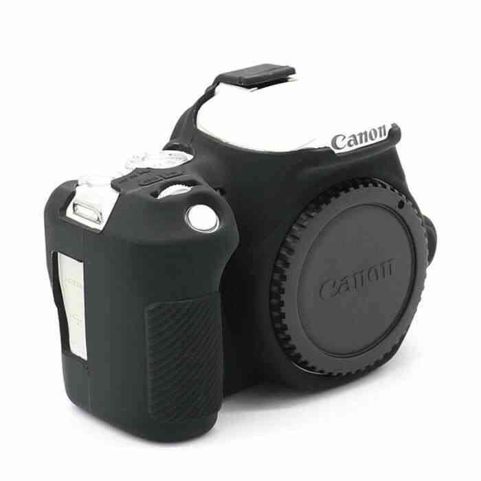 Étui en caoutchouc silicone housse de protection souple pour Canon EOS 200D rebelle SL2 Kiss X9 appareil photo reflex nu*C665