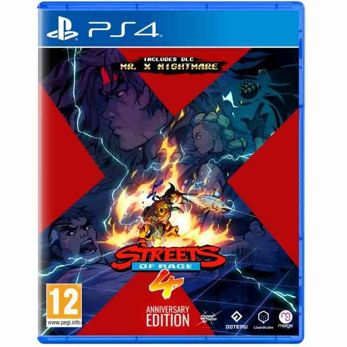 PlayStation 4 Just For Games Streets of rage 4 anniversary edition ps4