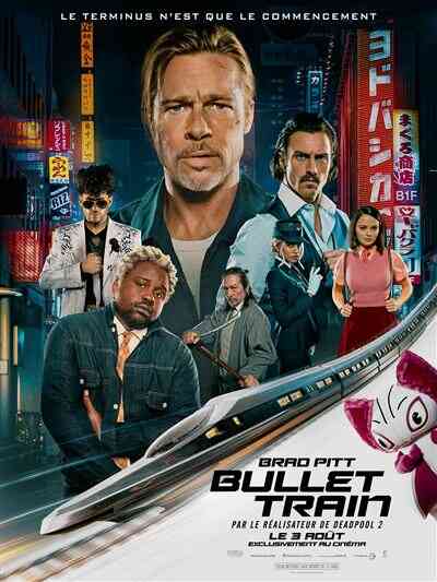 Bullet Train Édition Limitée Steelbook Blu-ray 4K Ultra HD