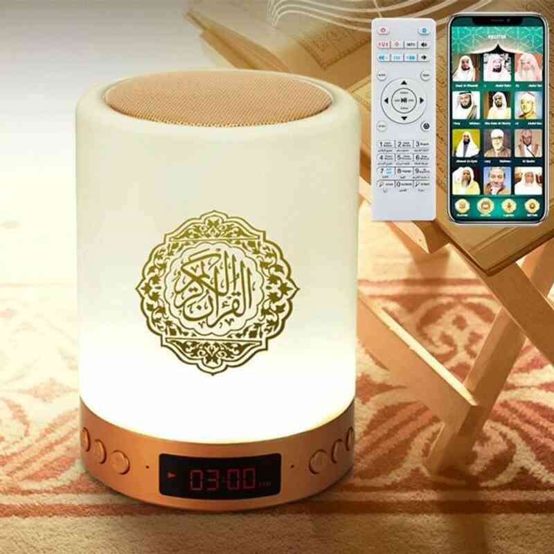 Où Trouver Coran Bluetooth Haut-Parleur Veilleuse Coranique Veilleuse  Lumière Horloge Priere Azan Islam Musulman Femme Enceinte Bébé Le Moins  Cher