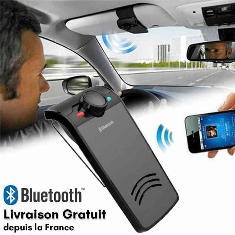 Où Trouver Enceinte Bluetooth Voiture Kit Mains Libres Haut-Parleur Sans  Fil Portable - Noir Le Moins Cher