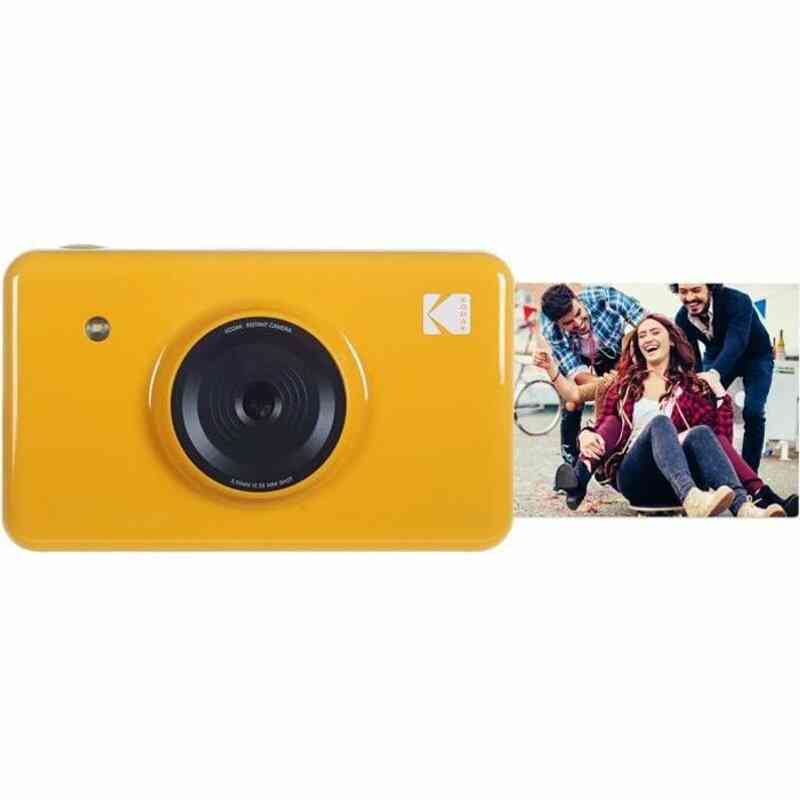 Kodak Mini Shot Appareil Photo Instantane – Ecran 1,7 – Bluetooth – 10  Megapixels – Jaune
