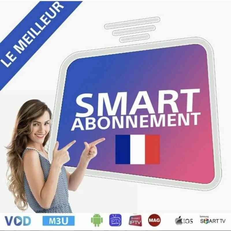 Où Trouver Meilleur Abonnement IPTV 12 Mois En France M3u Pour Boîtier  Smart TV Xtream PC Le Moins Cher