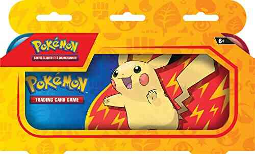 Pokemon : Pack Plumier Pikachu + 2 boosters - Jeux de société - Jeux de Cartes - Cartes à Collectionner - A partir de 6 Ans - Version française
