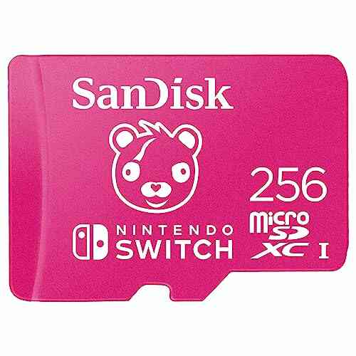 SanDisk 256 Go Fortnite microSDXC Carte pour Nintendo Switch, Carte mémoire sous licence Nintendo