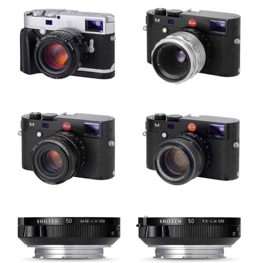 Nouvel adaptateur d'objectif Leica M pour objectifs M42 et Pentax K : une extension de possibilités pour les appareils télémétriques Leica M