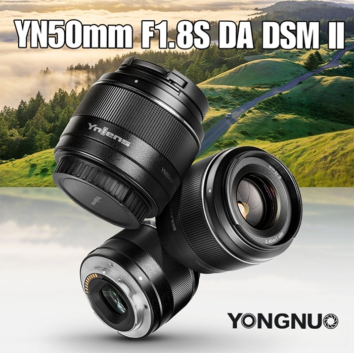 Yongnuo lancera bientôt le nouvel objectif 50 mm F1.8 DA DSM II APS-C à monture E