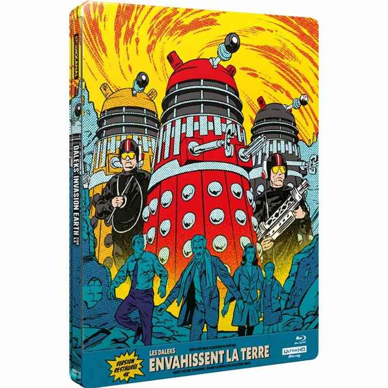 Les Daleks envahissent la Terre Steelbook Blu-ray 4K Ultra HD