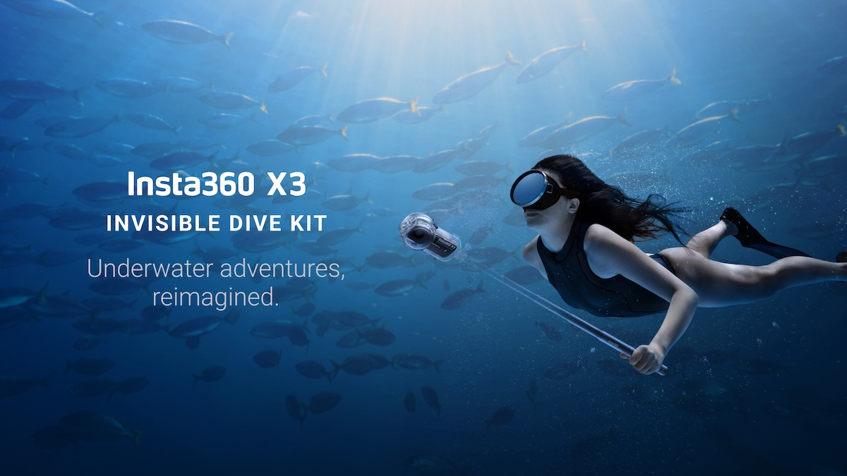 Plongée dans l'invisible : Insta360 présente le nouveau kit de plongée X3