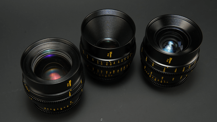 Mitakon Speedmaster 20mm/35mm/50mm S35 T1 Cine Lens Set : La brillance cinématographique à l'état pur